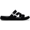 Crocs Getaway Patent Strappy, Infradito Donna, Nero, 34/35 EU