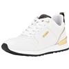 Guess CamrioSneaker Donna, Bianco 140, 41 EU