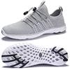 DLGJPA Scarpe da Donna Leggere ad Asciugatura Rapida Aqua Water Shoes Athletic Sport Walking Shoes, Grigio Chiaro, 38 EU