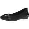 Anne Klein Ballerine da Donna Umeko Ballet Flat, Tessuto Nero Multi, 38.5 EU