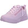 Skechers Bambine e ragazze Uno Lite Easy Zip Trainers, Light Pink Synthetic/ Trim, 27.5 EU