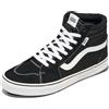Vans Filmore Hi, Sneaker Uomo, Suede Canvas Black White, 49 EU