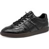 Tamaris Sneaker da Donna Low Flat, Nero (Black Croco), 37