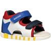 Geox B SANDAL IUPIDOO BOY - Sandalo Baby - Jungen, White/Royal,