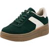 Rieker M7602, Sneaker Low Donna, Verde, 42 EU