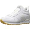 Skechers Og 85 Goldn Gurl, Sneaker a Collo Basso Donna, White Silver, 38.5 EU