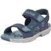 Timberland Moss Jump - Sandali unisex per bambini, con 2 cinturini, Blu scuro, 38 EU