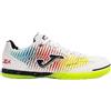 Joma Scarpe Futsal, 35-47, Durata e Presa Superiore per Gioco Interno, Bianco Giallo Rosso, 44.5 EU
