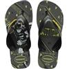Havaianas Boys Kids Max Herois Black/Yellow 25 10/11 UK Child