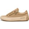 Candice Cooper Rock 1 Zip Chic Tamponato/Velvet Suede Ecru-Cappuccino