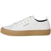 Jack & Jones Jfwbayswater Canvas SN Sneaker da Uomo, Marshmallow Detail Gum Sole, 44 EU