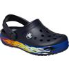 Crocs Unisex Bambino Crocband Lights Clog T Sabot, Deep Navy, 19/20 EU