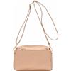 FashionPuzzle Borsa a tracolla con tripla cerniera, rosa oro, taglia unica, Oro rosa., Taglia unica