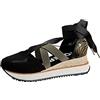 GIOSEPPO Sneakers Nere Tipo Espadrille da Donna SETTALA, Nero, 39 EU