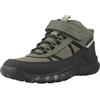 Geox J Simbyos Boy B ABX, Scarpe da Ginnastica, Dk Green Black, 31 EU