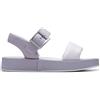 Clarks Alda Strap, Sandali Donna, Lilac Combi, 42 EU