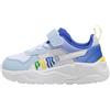 PUMA Unisex Baby Trinity 2 LT Come ON AC+ Inf Sneaker, Snow Mountain Blue White-Lemon Meringe, 5 UK Bambino, Snow Mountain Blue PUMA White Lemon Meringa, 22 EU
