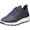 Geox D Spherica 4x4 B Abx, Sneakers Donna, Dk Jeans Lt Grey, 38 EU