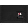 Champion Lifestyle Accessories Script Shop - (806024) Trifold Portafogli, Nero (NBK), Taglia unica Unisex adulto FW24