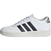 adidas Donna Breaknet 3.0 Shoes, Ftwr White/Core Black/Silver Met., 36 EU
