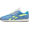 Reebok Classic Nylon, Scarpe Uomo, Essentialblue Solar Acid Yellow Vtgchalk, 38.5 EU