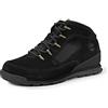 Timberland Euro Rock Heritage L/F, Stivali, Uomo, Black Suede, 49 EU