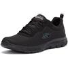 Skechers Flex Appeal 4.0 Brilliant View, Scarpe da ginnastica Donna, Nero, 38.5 EU