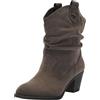 Rocket Dog Stivaletti da donna da sceriffo moderni con linguette pull-up, Marrone, 38 EU