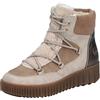 Rieker Y6120-60 - Stivali stringati da donna, in tessuto e sintetico, colore: Beige, Beige Kombi, 38 EU