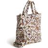 Vera Bradley Borsa tote donna in cotone Mini Original, Crema di viti di Marrakech, Taglia unica