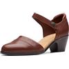 Clarks Emily 2 Ketra, Scarpe décolleté Donna, Pelle Marrone Chiaro, 44 EU