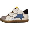 Falcotto ALNOITE High VL-Sneakers in Pelle e Suede-Bianco
