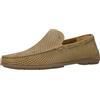 WOJAS - Mocassini da Uomo I Pelle Perforata I Nubuck Morbido ed Elastico I Design Unico I 10103-24 - Beige