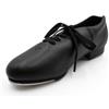 Capezio Women's Fluid Tap Shoes - Soft PU Leather, Flexible Outsole, Comfortable Padded Insole for Long Dance Sessions, Strong Toe Box, 8 M, Black