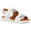 Geox Sandalo D Dandra Donna, Bianco argento, 38 EU