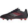 Adidas Unisex - Adulto F50 Club Football Boots FG/MG, Core Black/Iron Met./Lucid Red, 44 2/3 EU