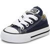 Converse Chuck Taylor Inf C/T A/S Ox Canvas, Pantofole Donna, Blu Navy 410, 18 EU