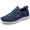 Skechers Uomo Slip-Ins Summits Scarpe da Ginnastica di Alta Gamma, Black/Black