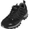CMP Man Rigel Low Trekking Shoe Wp, Scarpe da trekking Uomo, Nero-Grey, 48 EU