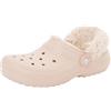 Crocs Zoccoli Classici per Bambini, Unisex, Foderati in Pile, al Quarzo, Taglia 42