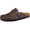 Lico Ciabatte da Uomo Bioline Clog, Marrone, 49 EU
