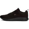 Tommy Hilfiger Uomo Sneakers Running Corporate Knit Rib Runner Scarpe Sportive, Nero (Black), 40