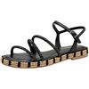 Tamaris Damen 1-28114-44, Sandali Bassi Donna, Nero, 39 EU
