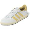 adidas Unisex - Bambini e Ragazzi BREAKNET Sleek Shoes Junior, Ftwr White/Ice Tangerine/Icey Blue, 35 1/2 EU