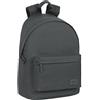 safta 14,1 Pulgadas Diseño Ligero Y Funcional-Mochila Portátil Compartimento Acolchado Y Bolsillos, Zaino Unisex-Adulto, Grigio, Medium