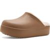 Crocs,Donna,Dylan Platform Lined Clog,Seppia/Arenaria,39-40