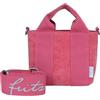 Fritzi aus Preussen Fritzi Bini Jive Very Berrylini Borsa a Tracolla in Ecopelle da Donna Crossbody per Festival e Città Vegana con Tracolla Regolabile 15,5 x 20 x 7 cm, Rosa