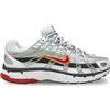 Nike W P-6000, Scarpe da corsa Donna, Bianco (white/varsity red-mtlc platinum), 36 EU