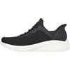 Skechers Bobs Squad Chaos-Daily - Hype Sneakers da Uomo Senza Lacci, Nero/Nero, 7.5 Wide