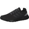 Adidas Lite Racer CLN 2.0, Scarpe da Corsa Uomo, Carbonio/Carbonio/Bianco, 39 1/3 EU